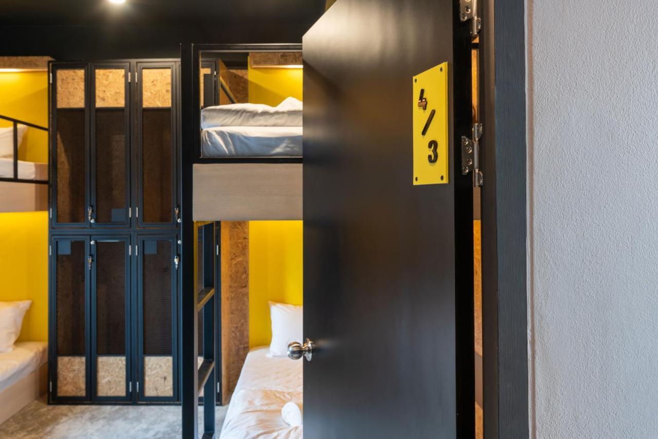 Warm-lit reception or interior at Lobsuek Hostel